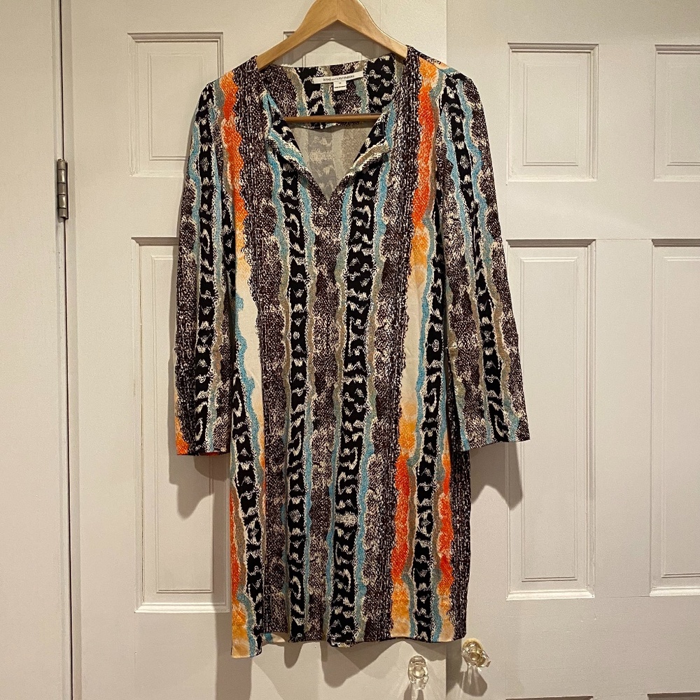 Diane Von Furstenberg DVF Reina Dress Size 12